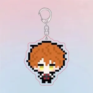 Pixel Keychain Iwatobi Swim Club Cartoon Haruka Makoto Double Sided Acrylic Keyring Móc Treo Đeo Thoại, Standee, Móc Khoá In Theo Yêu Cầu, Chất Liệu Mica Dày 4mm, Kích Thước 5.5 Cm, Có In Test Mẫu