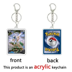 Pkm Anime Charizard Game Card Shape Acrylic Keychain Accessories Machamp Espeon Collection Móc Treo Đeo Thoại, Standee, Móc Khoá In Theo Yêu Cầu, Chất Liệu Mica Dày 4mm, Kích Thước 5.5 Cm, Có In Test Mẫu