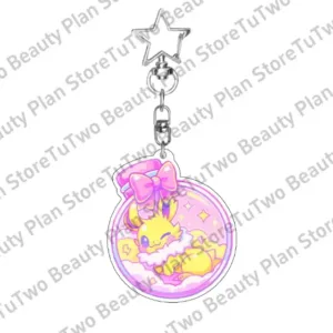 Pkm Anime Eevee Flareon Espeon Umbreon Acrylic Keychain Kawaii Cartoon Backpack Accessories Móc Treo Đeo Thoại, Standee, Móc Khoá In Theo Yêu Cầu, Chất Liệu Mica Dày 4mm, Kích Thước 5.5 Cm, Có In Test Mẫu