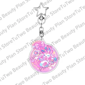 Pkm Anime Eevee Flareon Espeon Umbreon Acrylic Keychain Kawaii Cartoon Backpack Accessories Móc Treo Đeo Thoại, Standee, Móc Khoá In Theo Yêu Cầu, Chất Liệu Mica Dày 4mm, Kích Thước 5.5 Cm, Có In Test Mẫu