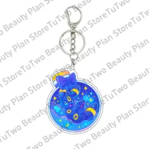 Pkm Anime Eevee Flareon Espeon Umbreon Acrylic Keychain Kawaii Cartoon Backpack Accessories Móc Treo Đeo Thoại, Standee, Móc Khoá In Theo Yêu Cầu, Chất Liệu Mica Dày 4mm, Kích Thước 5.5 Cm, Có In Test Mẫu