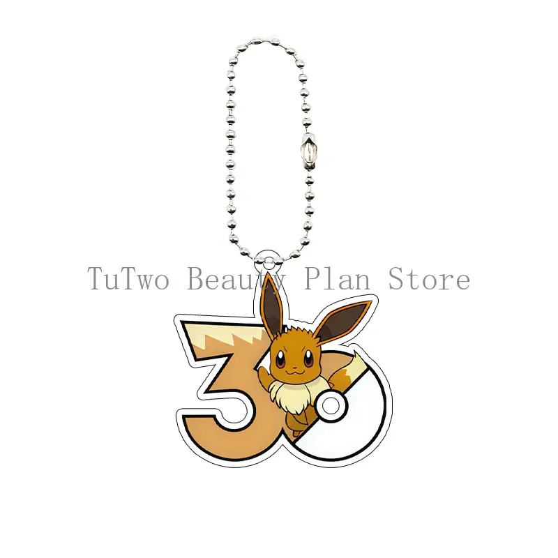 Pkm Anime New 30th Anniversary Mewtwo Charizard Printed Acrylic Keychain Accessories Cartoon Móc Treo Đeo Thoại, Standee, Móc Khoá In Theo Yêu Cầu, Chất Liệu Mica Dày 4mm, Kích Thước 5.5 Cm, Có In Test Mẫu