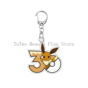 Pkm Anime New 30th Anniversary Mewtwo Charizard Printed Acrylic Keychain Accessories Cartoon Móc Treo Đeo Thoại, Standee, Móc Khoá In Theo Yêu Cầu, Chất Liệu Mica Dày 4mm, Kích Thước 5.5 Cm, Có In Test Mẫu