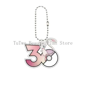 Pkm Anime New 30th Anniversary Mewtwo Charizard Printed Acrylic Keychain Accessories Cartoon Móc Treo Đeo Thoại, Standee, Móc Khoá In Theo Yêu Cầu, Chất Liệu Mica Dày 4mm, Kích Thước 5.5 Cm, Có In Test Mẫu