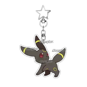Pkm Umbreon Jolteon Glaceon Vaporeon Eevee Anime Cartoon Accessory Acrylic Keychain Backpack Móc Treo Đeo Thoại, Standee, Móc Khoá In Theo Yêu Cầu, Chất Liệu Mica Dày 4mm, Kích Thước 5.5 Cm, Có In Test Mẫu
