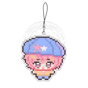 Plave Acrylic Keychain Cartoon Pixel Characters Exquisite Student Package Decoration Acg Móc Treo Đeo Thoại, Standee, Móc Khoá In Theo Yêu Cầu, Chất Liệu Mica Dày 4mm, Kích Thước 5.5 Cm, Có In Test Mẫu