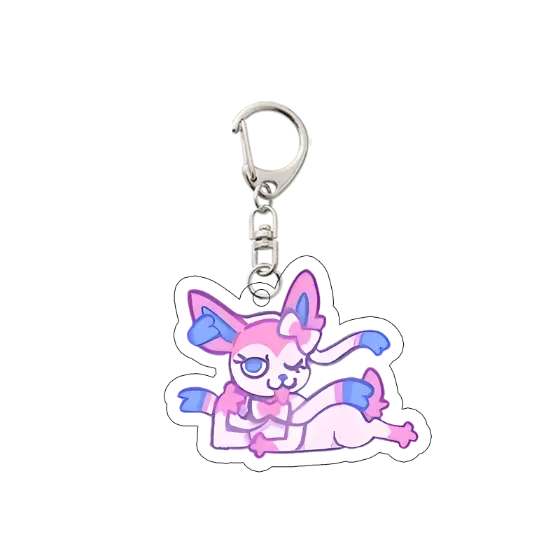 Pocket Canidae Acrylic Keychain Houndour Keyring Anime Bunnelby Cartoon Student Bag Pendant Móc Treo Đeo Thoại, Standee, Móc Khoá In Theo Yêu Cầu, Chất Liệu Mica Dày 4mm, Kích Thước 5.5 Cm, Có In Test Mẫu