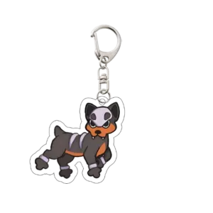 Pocket Canidae Acrylic Keychain Houndour Keyring Anime Bunnelby Cartoon Student Bag Pendant Móc Treo Đeo Thoại, Standee, Móc Khoá In Theo Yêu Cầu, Chất Liệu Mica Dày 4mm, Kích Thước 5.5 Cm, Có In Test Mẫu