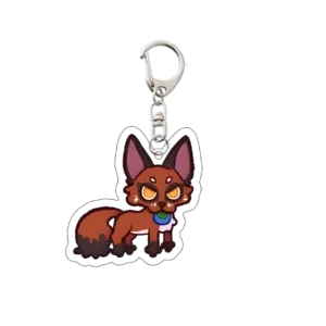 Pocket Canidae Acrylic Keychain Houndour Keyring Anime Bunnelby Cartoon Student Bag Pendant Móc Treo Đeo Thoại, Standee, Móc Khoá In Theo Yêu Cầu, Chất Liệu Mica Dày 4mm, Kích Thước 5.5 Cm, Có In Test Mẫu