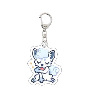 Pocket Canidae Acrylic Keychain Houndour Keyring Anime Bunnelby Cartoon Student Bag Pendant Móc Treo Đeo Thoại, Standee, Móc Khoá In Theo Yêu Cầu, Chất Liệu Mica Dày 4mm, Kích Thước 5.5 Cm, Có In Test Mẫu