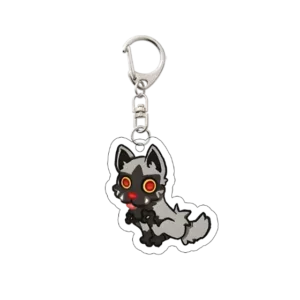 Pocket Canidae Acrylic Keychain Houndour Keyring Anime Bunnelby Cartoon Student Bag Pendant Móc Treo Đeo Thoại, Standee, Móc Khoá In Theo Yêu Cầu, Chất Liệu Mica Dày 4mm, Kích Thước 5.5 Cm, Có In Test Mẫu