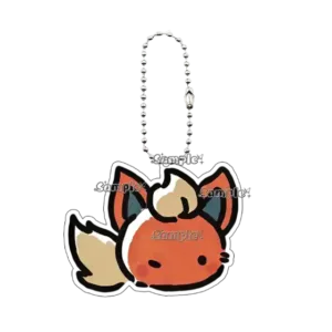 Pocket Monsters Cartoon Vaporeon Flareon Acrylic Keychain Eevee Anime Kawaii Charm Girls Boys Móc Treo Đeo Thoại, Standee, Móc Khoá In Theo Yêu Cầu, Chất Liệu Mica Dày 4mm, Kích Thước 5.5 Cm, Có In Test Mẫu