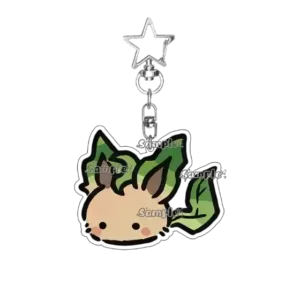 Pocket Monsters Cartoon Vaporeon Flareon Acrylic Keychain Eevee Anime Kawaii Charm Girls Boys Móc Treo Đeo Thoại, Standee, Móc Khoá In Theo Yêu Cầu, Chất Liệu Mica Dày 4mm, Kích Thước 5.5 Cm, Có In Test Mẫu