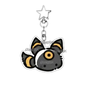 Pocket Monsters Cartoon Vaporeon Flareon Acrylic Keychain Eevee Anime Kawaii Charm Girls Boys Móc Treo Đeo Thoại, Standee, Móc Khoá In Theo Yêu Cầu, Chất Liệu Mica Dày 4mm, Kích Thước 5.5 Cm, Có In Test Mẫu