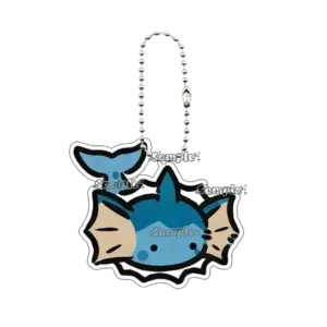 Pocket Monsters Cartoon Vaporeon Flareon Acrylic Keychain Eevee Anime Kawaii Charm Girls Boys Móc Treo Đeo Thoại, Standee, Móc Khoá In Theo Yêu Cầu, Chất Liệu Mica Dày 4mm, Kích Thước 5.5 Cm, Có In Test Mẫu