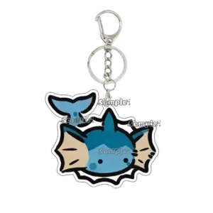Pocket Monsters Cartoon Vaporeon Flareon Acrylic Keychain Eevee Anime Kawaii Charm Girls Boys Móc Treo Đeo Thoại, Standee, Móc Khoá In Theo Yêu Cầu, Chất Liệu Mica Dày 4mm, Kích Thước 5.5 Cm, Có In Test Mẫu