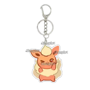 Pocket Monsters Eevee Creative Leafeon Kawaii Acrylic Keychain Anime Cartoon Pendant Couples Móc Treo Đeo Thoại, Standee, Móc Khoá In Theo Yêu Cầu, Chất Liệu Mica Dày 4mm, Kích Thước 5.5 Cm, Có In Test Mẫu
