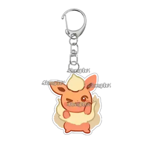 Pocket Monsters Eevee Creative Leafeon Kawaii Acrylic Keychain Anime Cartoon Pendant Couples Móc Treo Đeo Thoại, Standee, Móc Khoá In Theo Yêu Cầu, Chất Liệu Mica Dày 4mm, Kích Thước 5.5 Cm, Có In Test Mẫu