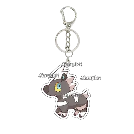 Pocket Monsters Luxio Jolteon Mega Ampharos Anime Keychains Pendant Car Keychain Acrylic Móc Treo Đeo Thoại, Standee, Móc Khoá In Theo Yêu Cầu, Chất Liệu Mica Dày 4mm, Kích Thước 5.5 Cm, Có In Test Mẫu