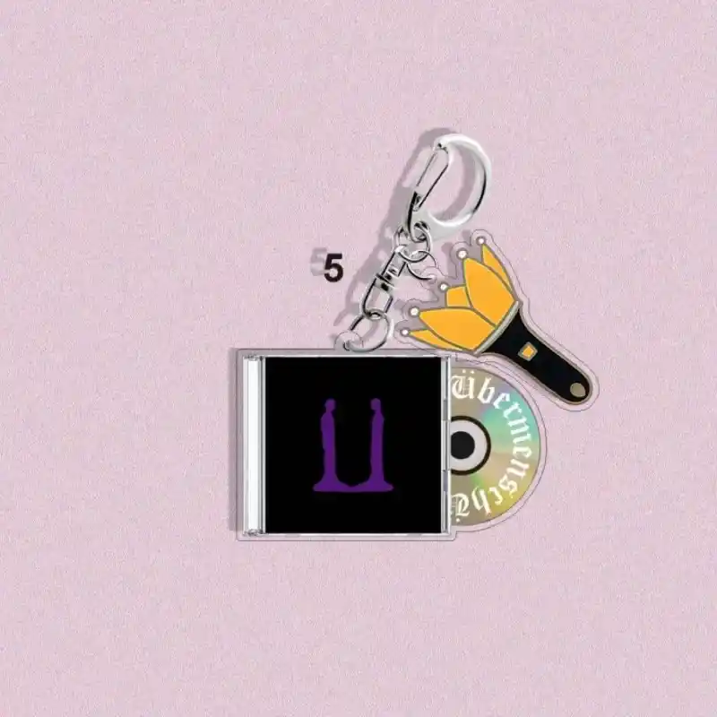Popular Boys Group Record Dragon Cd Acrylic Keychains Übermensch Album Keyring Cartoon Móc Treo Đeo Thoại, Standee, Móc Khoá In Theo Yêu Cầu, Chất Liệu Mica Dày 4mm, Kích Thước 5.5 Cm, Có In Test Mẫu