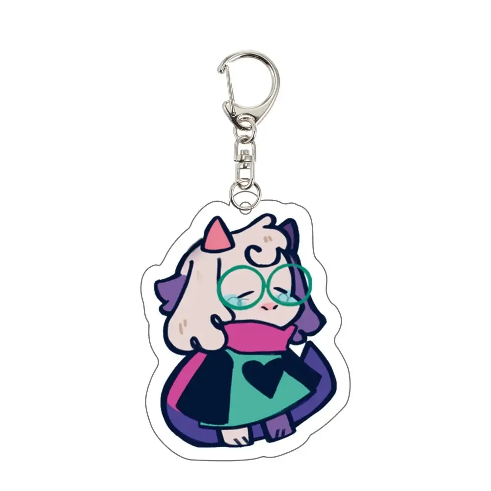 Popular Game Deltarune Spamton Susie Acrylic Keychain Cute Bag Pendant Fashion Accessories Móc Treo Đeo Thoại, Standee, Móc Khoá In Theo Yêu Cầu, Chất Liệu Mica Dày 4mm, Kích Thước 5.5 Cm, Có In Test Mẫu