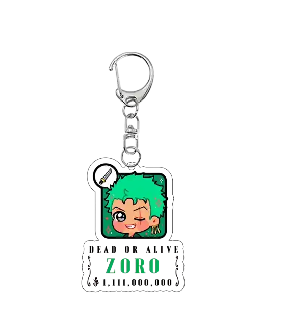 Poster Nyami Acrylic Keychain Cartoon Bag Decor Accessories Acg Pendant Luffy Zoro Keyring Móc Treo Đeo Thoại, Standee, Móc Khoá In Theo Yêu Cầu, Chất Liệu Mica Dày 4mm, Kích Thước 5.5 Cm, Có In Test Mẫu