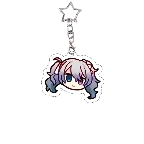 Project Sekai Acrylic Keychain Hatsune Miku Cartoon Game Cosplay Props Pjsk Anime Cartoon Móc Treo Đeo Thoại, Standee, Móc Khoá In Theo Yêu Cầu, Chất Liệu Mica Dày 4mm, Kích Thước 5.5 Cm, Có In Test Mẫu