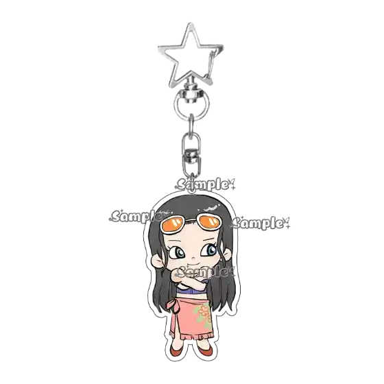 Q Version Acrylic Keychain Pendant Anime Roronoa Zoro Nami Usopp Luffy Acrylic Cartoon Móc Treo Đeo Thoại, Standee, Móc Khoá In Theo Yêu Cầu, Chất Liệu Mica Dày 4mm, Kích Thước 5.5 Cm, Có In Test Mẫu