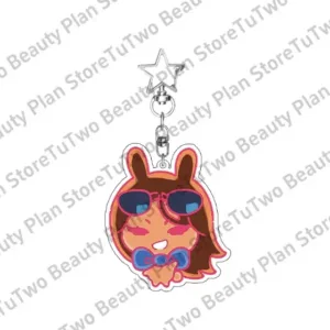 Q Version Anime Cartoon Alien Stage Acrylic Keychain Creative Mizi Sua Till Car Backpack Móc Treo Đeo Thoại, Standee, Móc Khoá In Theo Yêu Cầu, Chất Liệu Mica Dày 4mm, Kích Thước 5.5 Cm, Có In Test Mẫu