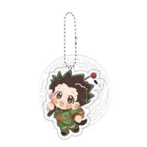 Q Version Hisoka Acrylic Keychain Killua Zoldyck Cosplay Props Decoration Bag Accessories Móc Treo Đeo Thoại, Standee, Móc Khoá In Theo Yêu Cầu, Chất Liệu Mica Dày 4mm, Kích Thước 5.5 Cm, Có In Test Mẫu