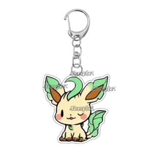 Q-version Pkm Eevee Jolteon Leafeon Creative Pattern Acrylic Keychain Cartoon Cute Anime Móc Treo Đeo Thoại, Standee, Móc Khoá In Theo Yêu Cầu, Chất Liệu Mica Dày 4mm, Kích Thước 5.5 Cm, Có In Test Mẫu