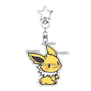 Q-version Pkm Eevee Jolteon Leafeon Creative Pattern Acrylic Keychain Cartoon Cute Anime Móc Treo Đeo Thoại, Standee, Móc Khoá In Theo Yêu Cầu, Chất Liệu Mica Dày 4mm, Kích Thước 5.5 Cm, Có In Test Mẫu