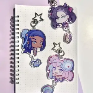 Recycled Acrylic Keychain For Nessa Marnie Giovanni Iono Anime Keychain Backpack Pendant Móc Treo Đeo Thoại, Standee, Móc Khoá In Theo Yêu Cầu, Chất Liệu Mica Dày 4mm, Kích Thước 5.5 Cm, Có In Test Mẫu Recycled Acrylic Keychain For Nessa Marnie Giovanni Iono Anime Keychain Backpack Pendant Móc Treo Đeo Thoại, Standee, Móc Khoá In Theo Yêu Cầu, Chất Liệu Mica Dày 4mm, Kích Thước 5.5 Cm, Có In Test Mẫu