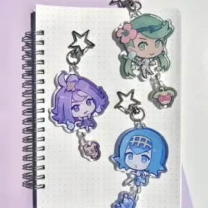 Recycled Acrylic Keychain For Nessa Marnie Giovanni Iono Anime Keychain Backpack Pendant Móc Treo Đeo Thoại, Standee, Móc Khoá In Theo Yêu Cầu, Chất Liệu Mica Dày 4mm, Kích Thước 5.5 Cm, Có In Test Mẫu Recycled Acrylic Keychain For Nessa Marnie Giovanni Iono Anime Keychain Backpack Pendant Móc Treo Đeo Thoại, Standee, Móc Khoá In Theo Yêu Cầu, Chất Liệu Mica Dày 4mm, Kích Thước 5.5 Cm, Có In Test Mẫu