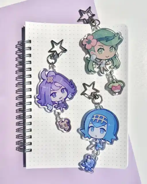 recycled-acrylic-keychain-for-nessa-marn-var4-1789604370977-808 Recycled Acrylic Keychain For Nessa Marnie Giovanni Iono Anime Keychain Backpack Pendant Móc Treo Đeo Thoại, Standee, Móc Khoá In Theo Yêu Cầu, Chất Liệu Mica Dày 4mm, Kích Thước 5.5 Cm, Có In Test Mẫu