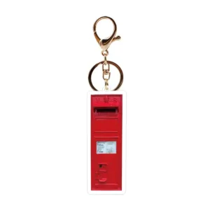 Retro Nostalgic Mail Box Acrylic Keychain Post Office Mailbox Envelope Box Pendant Hanging Móc Treo Đeo Thoại, Standee, Móc Khoá In Theo Yêu Cầu, Chất Liệu Mica Dày 4mm, Kích Thước 5.5 Cm, Có In Test Mẫu