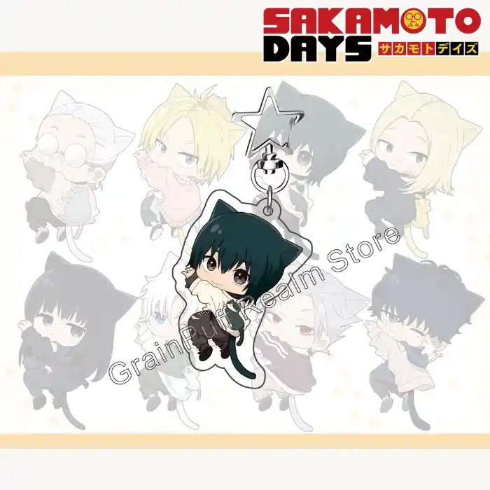 sakamoto-days-sticky-nyan-ver-acrylic-ke-var6-1789522380167-71 Sakamoto Days Sticky Nyan Ver. Acrylic Keychain – Shin, Lu; Cute Cat-themed Anime Bag Charm, Móc Treo Đeo Thoại, Standee, Móc Khoá In Theo Yêu Cầu, Chất Liệu Mica Dày 4mm, Kích Thước 5.5 Cm, Có In Test Mẫu