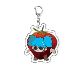 Sally Face Cute Face Acrylic Double-sided Keychain Anime Backpack Pendant Key Circle Hanging Móc Treo Đeo Thoại, Standee, Móc Khoá In Theo Yêu Cầu, Chất Liệu Mica Dày 4mm, Kích Thước 5.5 Cm, Có In Test Mẫu