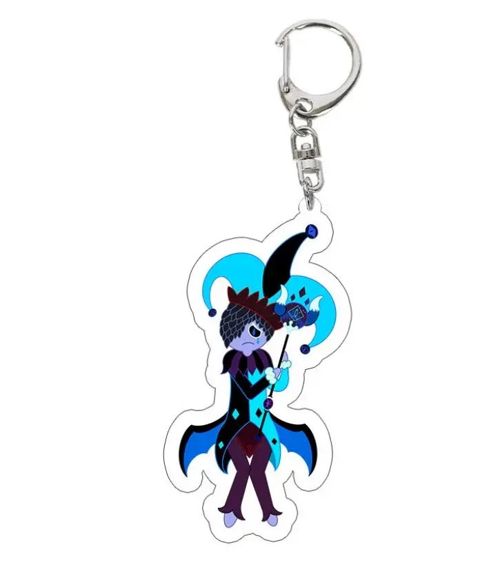 Shadow Milk Cookie Acrylic Fun Keychain Jewelry Fans Gifts Game Bag Charm Keyring Creative Móc Treo Đeo Thoại, Standee, Móc Khoá In Theo Yêu Cầu, Chất Liệu Mica Dày 4mm, Kích Thước 5.5 Cm, Có In Test Mẫu