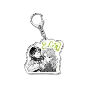 She Wasnt A Guy Acrylic Keychain Bag Charms Keyring Les Couple Gift Souvenir Creative Pendant Móc Treo Đeo Thoại, Standee, Móc Khoá In Theo Yêu Cầu, Chất Liệu Mica Dày 4mm, Kích Thước 5.5 Cm, Có In Test Mẫu
