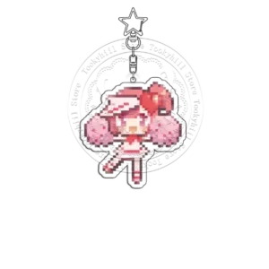 Shugo Chara Pixel Keychain Acrylic Yoshimo Miku Exquisite Utsumi Student Bag Decorate Móc Treo Đeo Thoại, Standee, Móc Khoá In Theo Yêu Cầu, Chất Liệu Mica Dày 4mm, Kích Thước 5.5 Cm, Có In Test Mẫu