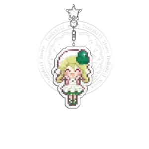Shugo Chara Pixel Keychain Acrylic Yoshimo Miku Exquisite Utsumi Student Bag Decorate Móc Treo Đeo Thoại, Standee, Móc Khoá In Theo Yêu Cầu, Chất Liệu Mica Dày 4mm, Kích Thước 5.5 Cm, Có In Test Mẫu