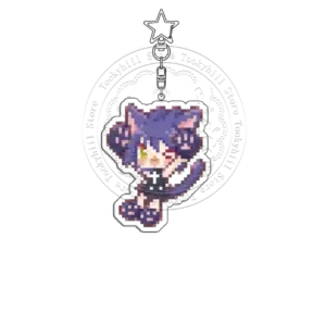 Shugo Chara Pixel Keychain Acrylic Yoshimo Miku Exquisite Utsumi Student Bag Decorate Móc Treo Đeo Thoại, Standee, Móc Khoá In Theo Yêu Cầu, Chất Liệu Mica Dày 4mm, Kích Thước 5.5 Cm, Có In Test Mẫu
