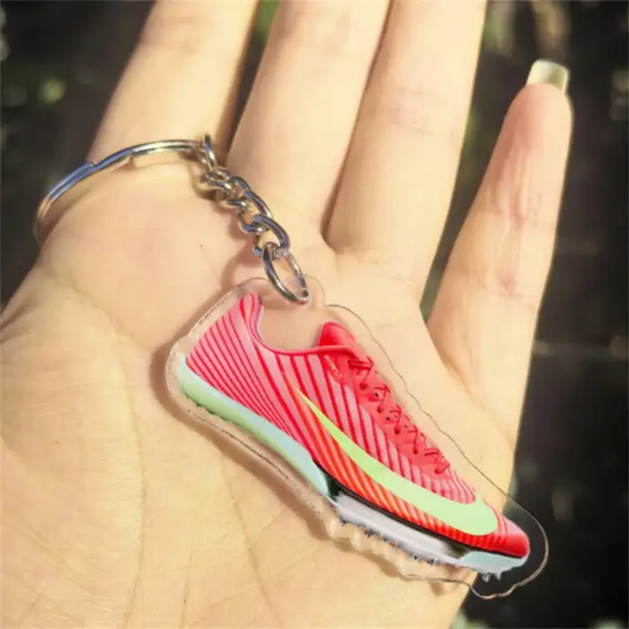Spiked Shoes Keychains For Men Mini Cute Cool Sneaker Keychain Acrylic For Favors Collectible Móc Treo Đeo Thoại, Standee, Móc Khoá In Theo Yêu Cầu, Chất Liệu Mica Dày 4mm, Kích Thước 5.5 Cm, Có In Test Mẫu