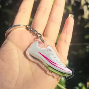 Spiked Shoes Keychains For Men Mini Cute Cool Sneaker Keychain Acrylic For Favors Collectible Móc Treo Đeo Thoại, Standee, Móc Khoá In Theo Yêu Cầu, Chất Liệu Mica Dày 4mm, Kích Thước 5.5 Cm, Có In Test Mẫu