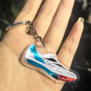 Spiked Shoes Keychains For Men Mini Cute Cool Sneaker Keychain Acrylic For Favors Collectible Móc Treo Đeo Thoại, Standee, Móc Khoá In Theo Yêu Cầu, Chất Liệu Mica Dày 4mm, Kích Thước 5.5 Cm, Có In Test Mẫu