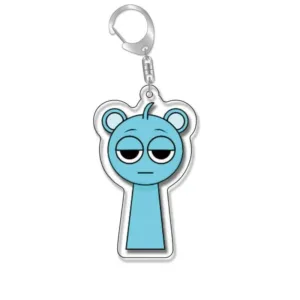 Sprunkiq-version Keychains Adorable Acrylic Cartoon Backpack Key Rings Exquisite Student Móc Treo Đeo Thoại, Standee, Móc Khoá In Theo Yêu Cầu, Chất Liệu Mica Dày 4mm, Kích Thước 5.5 Cm, Có In Test Mẫu