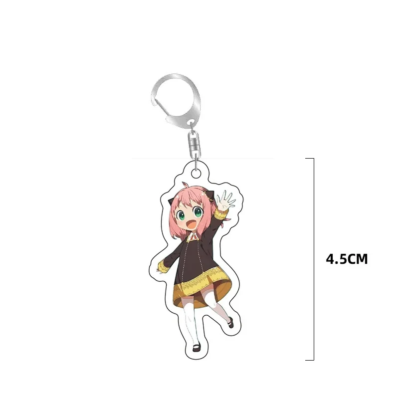 Spy×family Anime Acrylic Keychain Lovely Bag Charms Pendant Gift Fun Key Chain Cute Souvenir Móc Treo Đeo Thoại, Standee, Móc Khoá In Theo Yêu Cầu, Chất Liệu Mica Dày 4mm, Kích Thước 5.5 Cm, Có In Test Mẫu