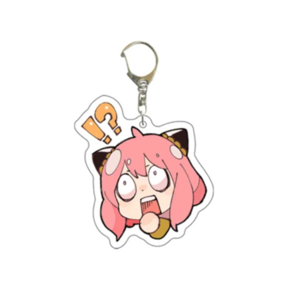 spyfamily-keychain-kawaii-anime-cartoon-var4-1789519641978-305 Spy×family Keychain Kawaii Anime Cartoon Interesting Expression Student Backpack Decorate Móc Treo Đeo Thoại, Standee, Móc Khoá In Theo Yêu Cầu, Chất Liệu Mica Dày 4mm, Kích Thước 5.5 Cm, Có In Test Mẫu