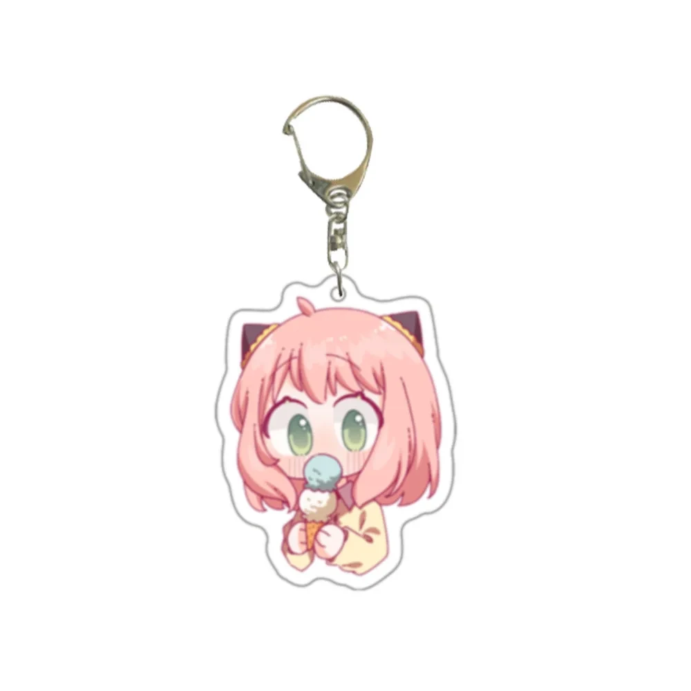 spyfamily-keychain-kawaii-anime-cartoon-var7-1789519660380-85 Spy×family Keychain Kawaii Anime Cartoon Interesting Expression Student Backpack Decorate Móc Treo Đeo Thoại, Standee, Móc Khoá In Theo Yêu Cầu, Chất Liệu Mica Dày 4mm, Kích Thước 5.5 Cm, Có In Test Mẫu